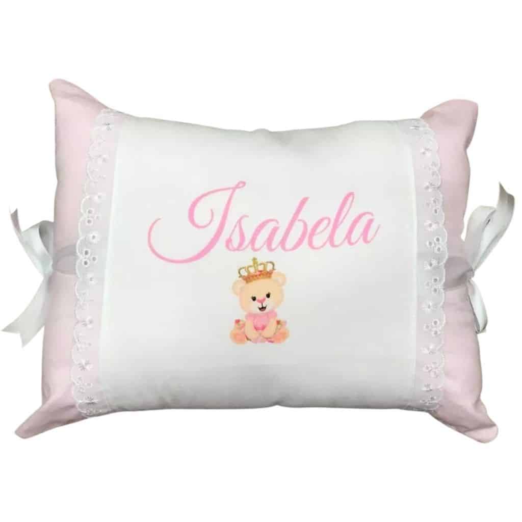 Almofada Personalizada com Nome e Tema para quarto do bebe