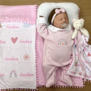 Saída de maternidade personalizada Mônaco Menina