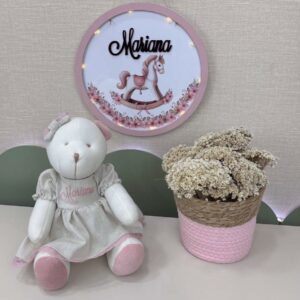 Kit Encanto- Placa Personalizada-Ursa Personalizada